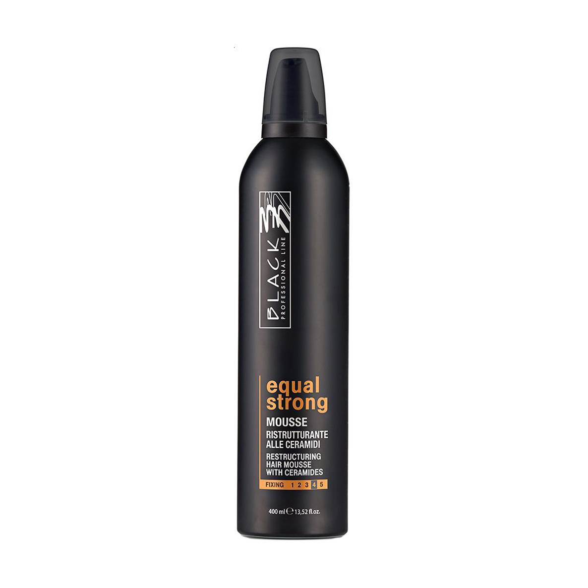 Відновлюючий мус для волосся Black Professional Line Equal Strong сильної фіксації, 400 мл